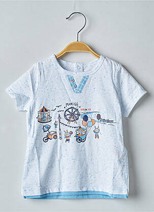 T-shirt tissage jersey manches courtes blanc SERGENT MAJOR garcon