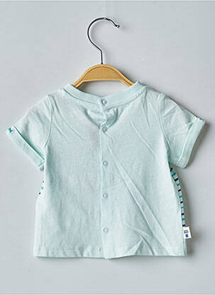 T-shirt fermeture pressionnée manches courtes bleu SERGENT MAJOR garcon