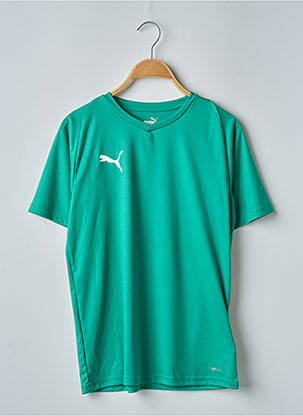 T-shirt vert PUMA pour garçon