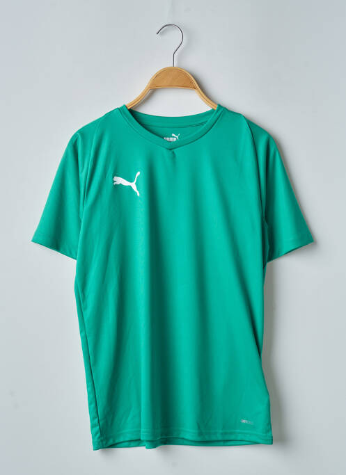 T-shirt vert PUMA pour garçon