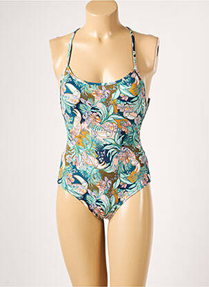Maillot de bain 1 pièce imprimé fantaisie haut soutien-gorge moulé bleu PRINCESSE TAM-TAM femme