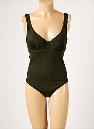 Maillot de bain 1 pièce haut soutien-gorge moulé haut soutien-gorge moulé vert AUBADE femme