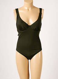 Maillot de bain 1 pièce haut soutien-gorge moulé haut soutien-gorge moulé vert AUBADE femme