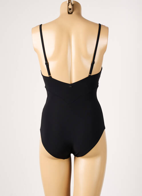 Maillot de bain 1 pièce noir LOU pour femme