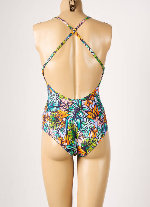 Maillot de bain 1 pièce vert PRINCESSE TAM-TAM pour femme