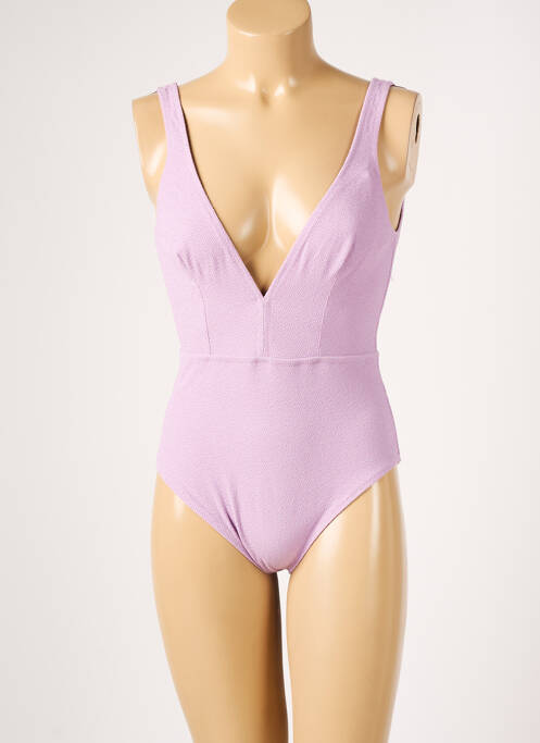 Maillot de bain 1 pièce stretch violet PRINCESSE TAM-TAM femme