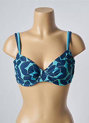 Haut de maillot de bain haut soutien-gorge emboitant haut soutien-gorge emboitant bleu BESTFORM femme