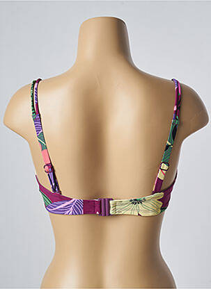Haut de maillot de bain haut soutien-gorge moulé haut soutien-gorge moulé violet BELCOR femme