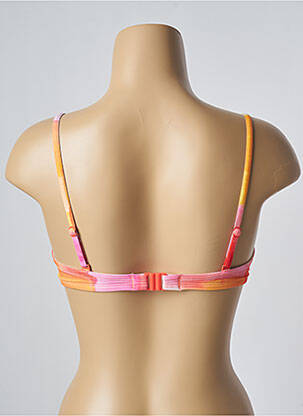 Haut de maillot de bain bretelles élastiquées amovibles haut soutien-gorge moulé orange CHERRY BERRY femme