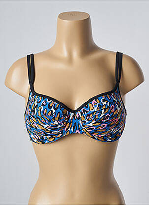 Haut de maillot de bain haut soutien-gorge moulé haut soutien-gorge moulé bleu BELCOR femme