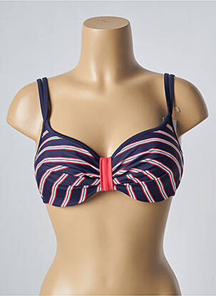 Haut de maillot de bain haut soutien-gorge moulé haut soutien-gorge moulé bleu BESTFORM femme