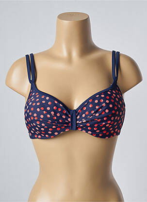 Haut de maillot de bain haut soutien-gorge moulé haut soutien-gorge moulé bleu BESTFORM femme