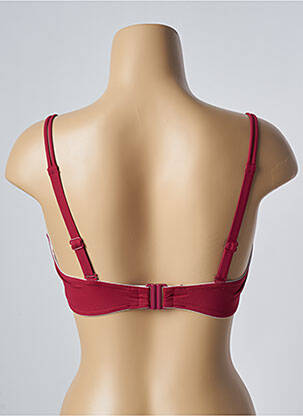 Haut de maillot de bain haut soutien-gorge moulé haut soutien-gorge moulé rouge BELCOR femme