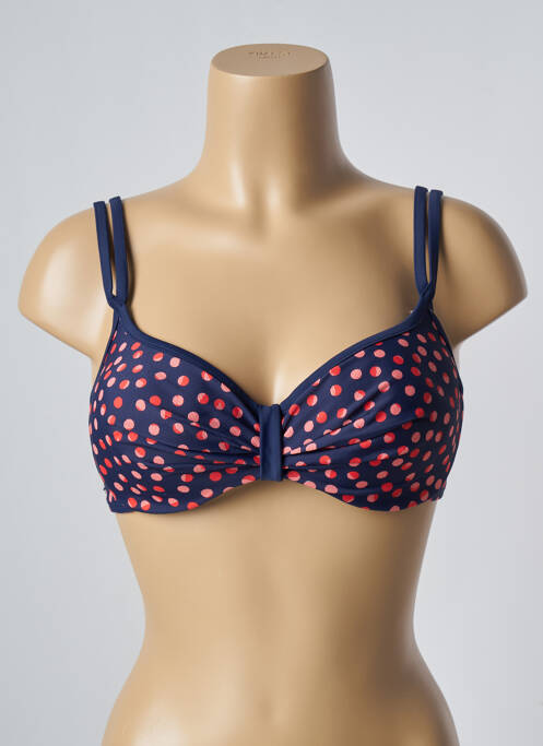 Haut de maillot de bain haut soutien-gorge moulé haut soutien-gorge moulé bleu BESTFORM femme