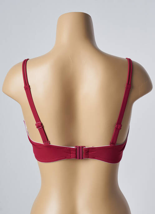 Haut de maillot de bain haut soutien-gorge moulé haut soutien-gorge moulé rouge BELCOR femme
