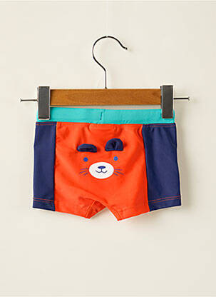 Slip de bain fermeture liens à nouer orange SERGENT MAJOR garçon