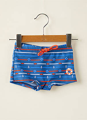 Slip de bain imprimé rayures bleu SERGENT MAJOR garcon