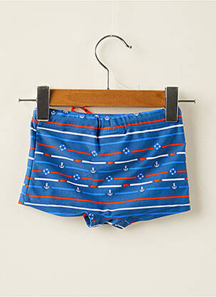 Slip de bain imprimé rayures bleu SERGENT MAJOR garçon