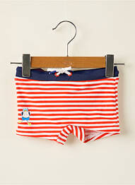 Slip de bain imprimé rayures rouge SERGENT MAJOR garcon