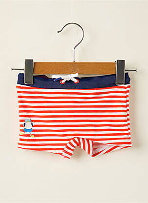 Slip de bain imprimé rayures rouge SERGENT MAJOR garcon