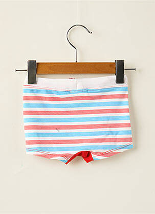 Slip de bain imprimé rayures rouge SERGENT MAJOR garçon
