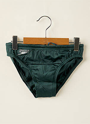 Slip de bain broderie vert SPEEDO garçon