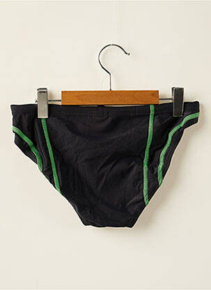 Slip de bain broderie noir SPEEDO garçon
