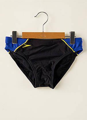 Slip de bain broderie noir SPEEDO garçon