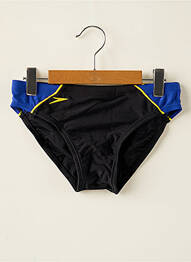 Slip de bain broderie noir SPEEDO garcon