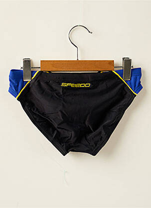 Slip de bain broderie noir SPEEDO garçon