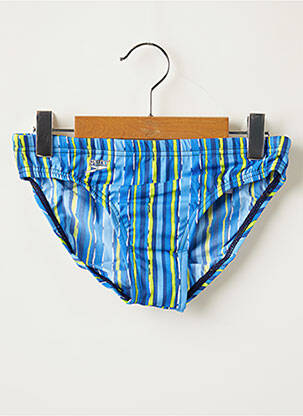 Slip de bain imprimé rayures bleu SPEEDO garçon