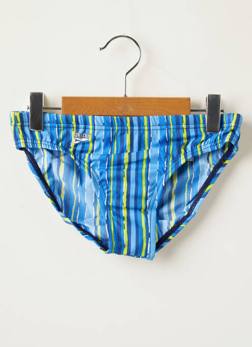 Slip de bain imprimé rayures bleu SPEEDO garcon