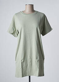 Robe courte manches courtes manches courtes vert MISS SELFRIDGE femme
