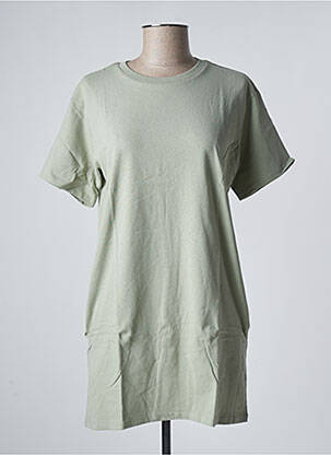 Robe courte manches courtes manches courtes vert MISS SELFRIDGE femme