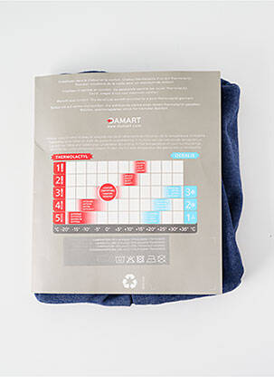 Pyjama bas pantalon bleu DAMART homme