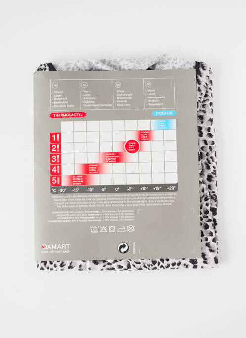 T-shirt noir DAMART pour femme