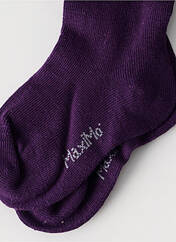 Collants violet MAXIMO pour fille seconde vue