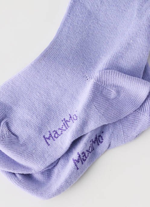 Collants stretch violet MAXIMO fille