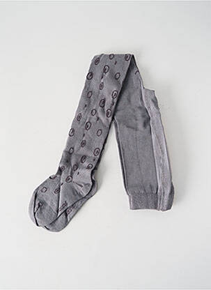 Collants imprimé fantaisie gris MAXIMO fille