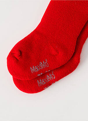 Collants stretch rouge MAXIMO fille