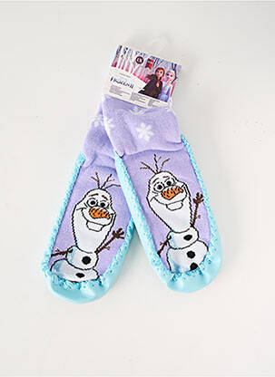 Chaussons/pantoufles bout rond bout rond violet DISNEY fille