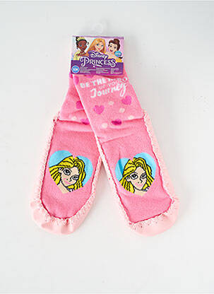 Chaussons/pantoufles bout rond bout rond rose DISNEY fille