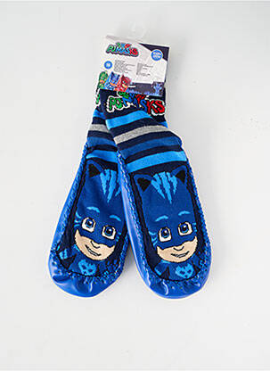 Chaussons/pantoufles bout rond bout rond gris PJ MASKS garçon