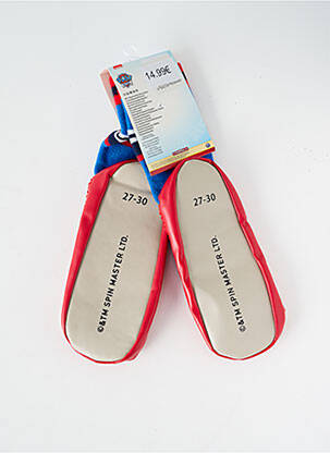 Chaussons/pantoufles bout rond bout rond bleu PAT PATROUILLE garçon