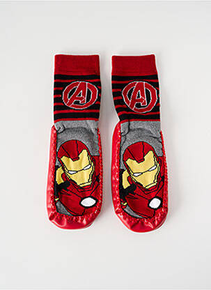 Chaussons/pantoufles bout rond bout rond rouge MARVEL garçon
