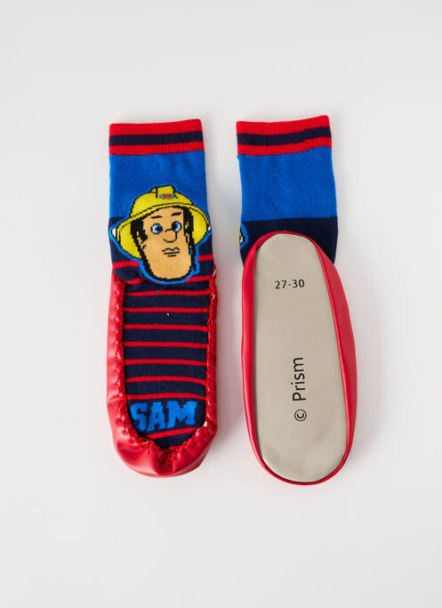 Chaussons/Pantoufles rouge FIREMAN SAM pour garçon