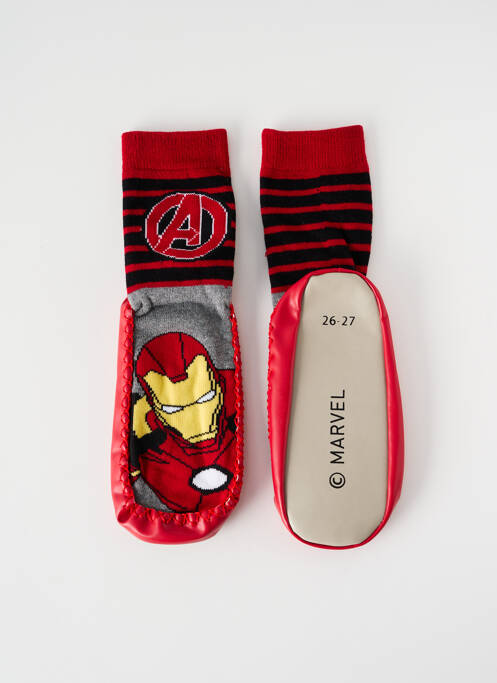 Chaussons/Pantoufles rouge MARVEL pour garçon