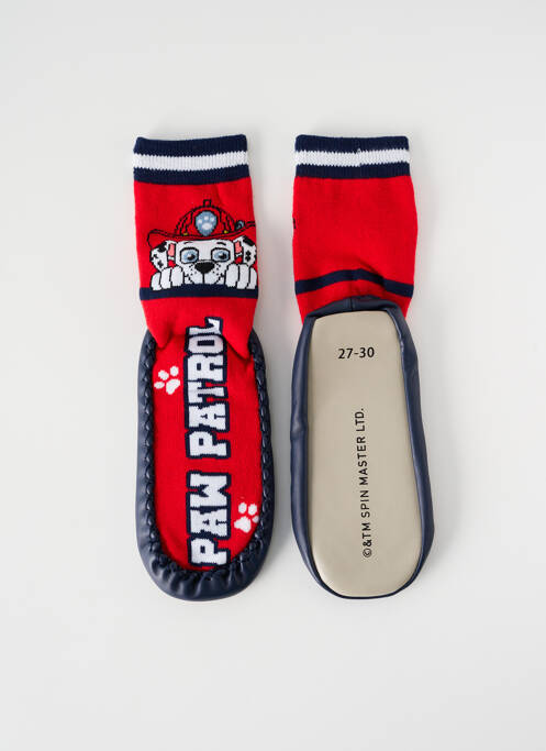 Chaussons/Pantoufles rouge NICKELODEON pour garçon