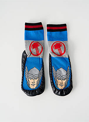 Chaussons/pantoufles bout rond bout rond bleu MARVEL garçon