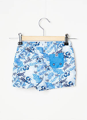 Short de bain tissage imperméable bleu SERGENT MAJOR garcon
